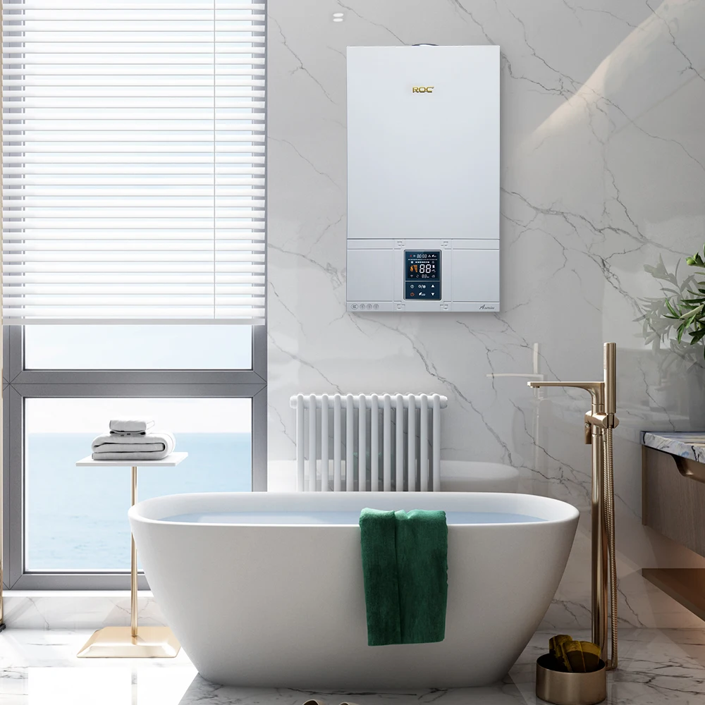 2022 ROC 26KW,28KW,32KW Wall Mounted Gas Boiler Water Heater  for Room Heating and Hot Water