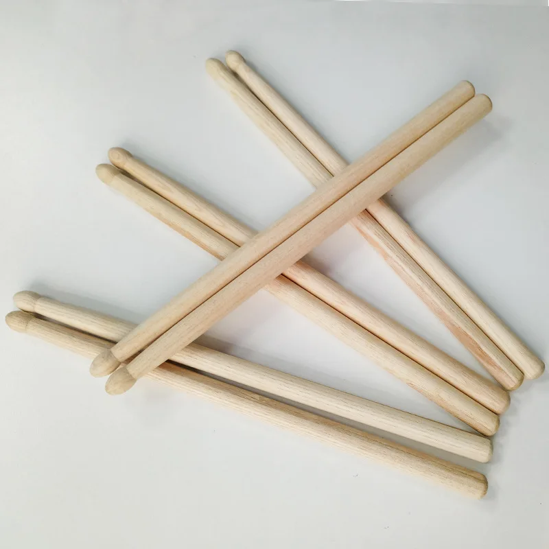 AN Wholesale Colorful Solid Hickory Maple Ash Wood Drumsticks drum stick 5A