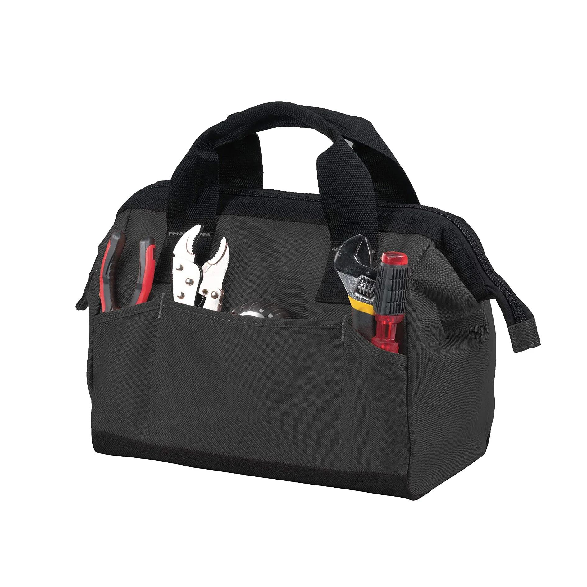 2023 Hot Sale Large Compartment Electrician Tool Bag Leather and Polyester Shoulder Bag with Customized Logo OEM ODM Supported