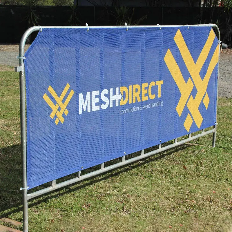 Barrier Stand Metal Barricade Traffic Barrier Spandex Fabric Cover Stretched Cloth Digital Print Logo