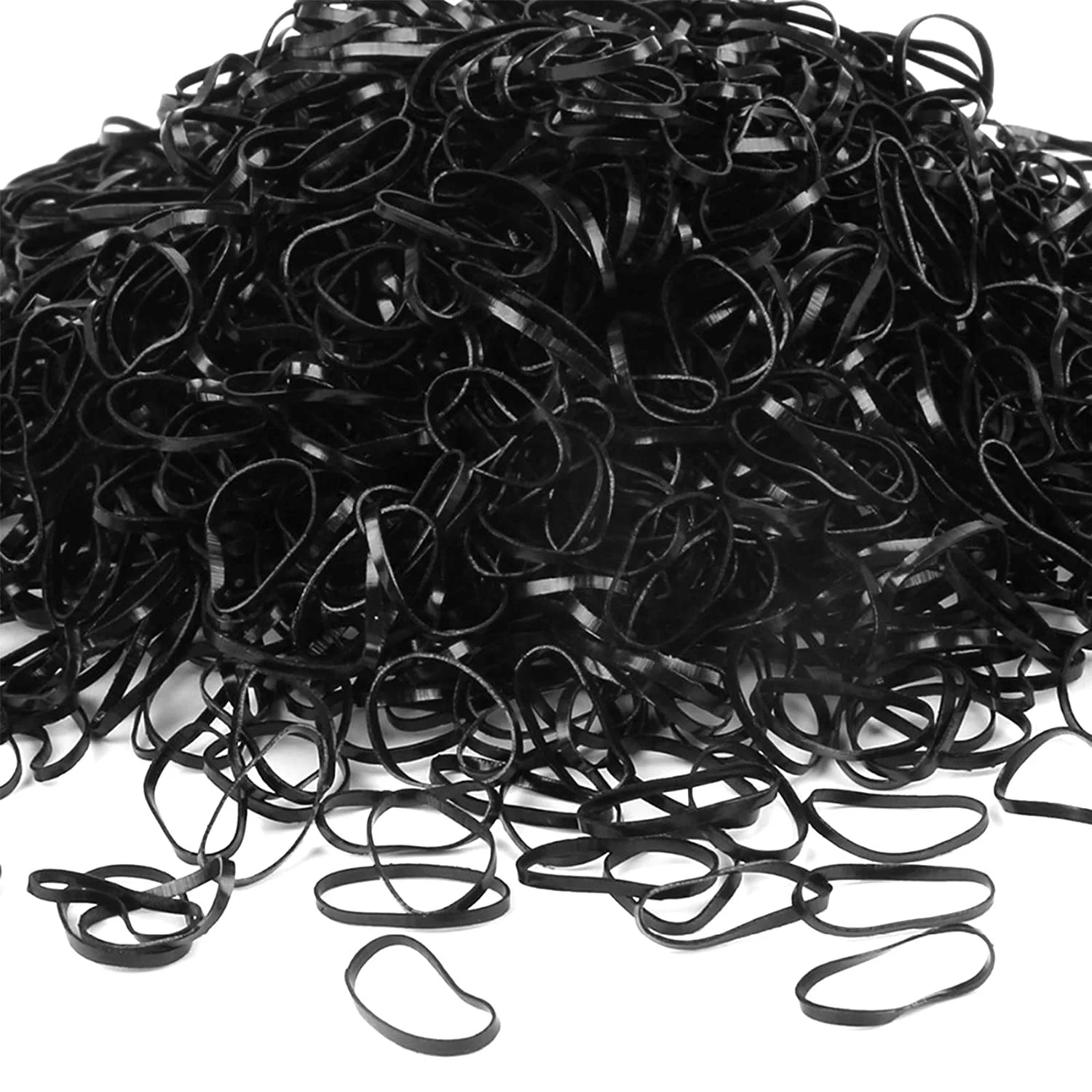 1100 pcs wholesale rubber bands girls mini hair ties kids ponytail holders small TPU scrunchies