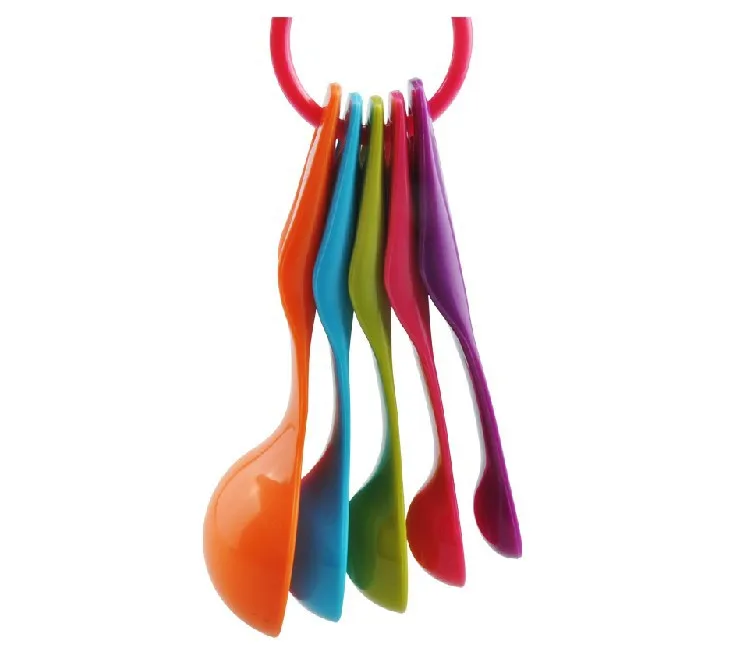 ckot Color5Set of measuring spoon Thickened Measuring spoon suit baking tool