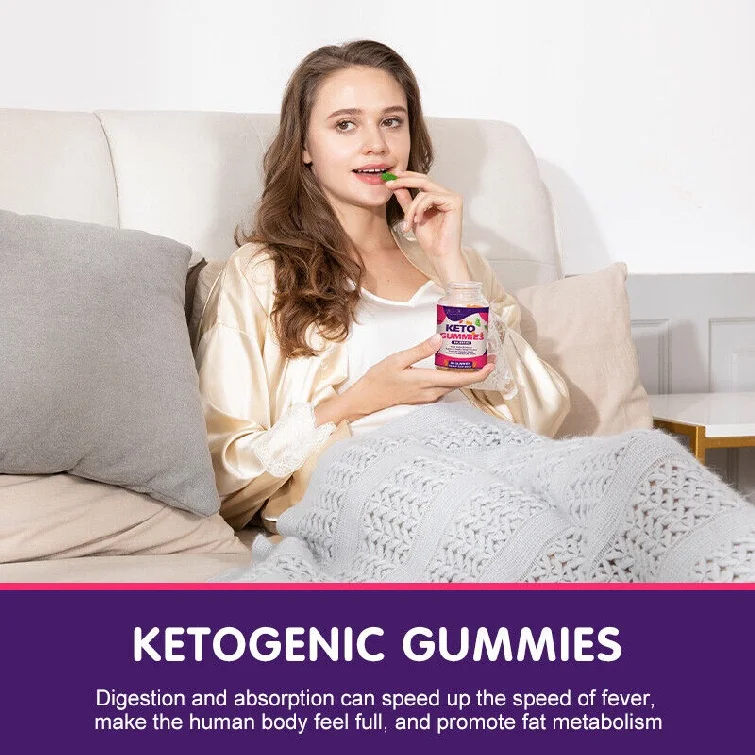 New Arrival Keto Diet Gummies ACV Ketone Advanced Weight Loss Fat Burner Unisex Dietary Supplement