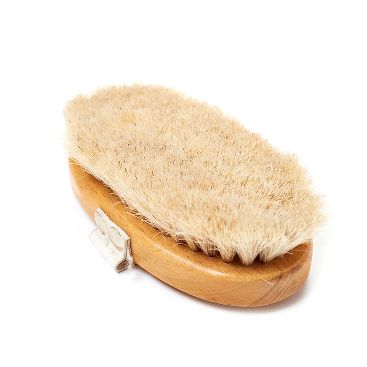 Small Mini Pig Hog Bristle Hair Car Leather Shoe Cleaning Brush