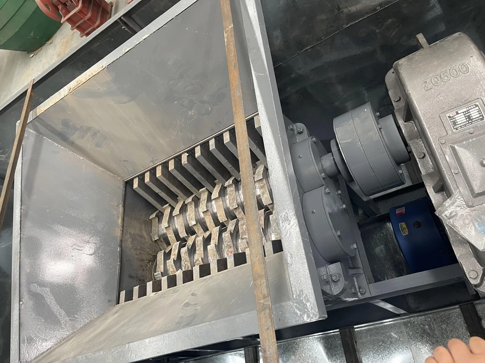 Сверхмощный дробильный станок с двумя валами для измельчения стального лома по низкой цене