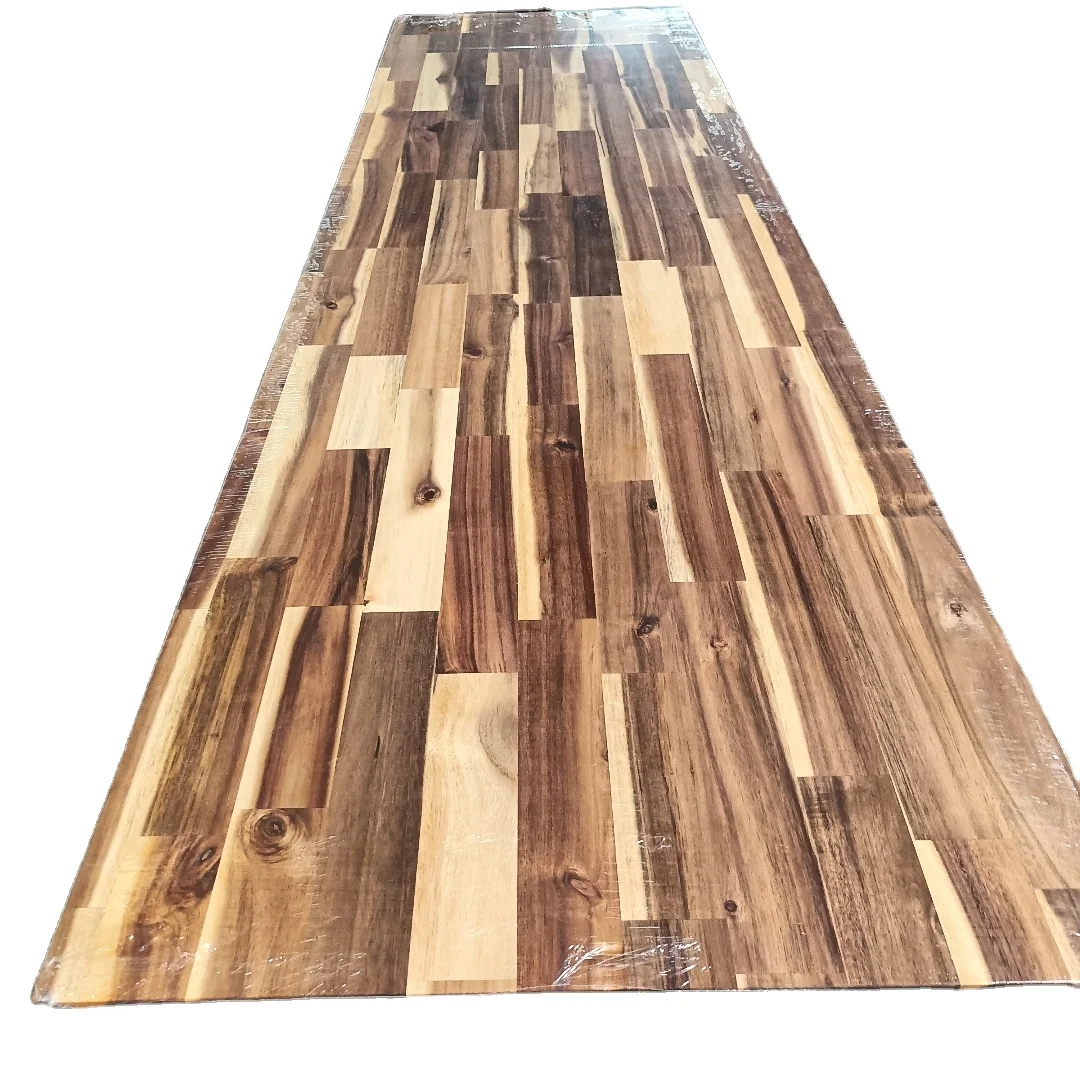 Factory Wholesale Price Customizable Size FSC Acacia Finger Joint Board For Dinning Tbaletop