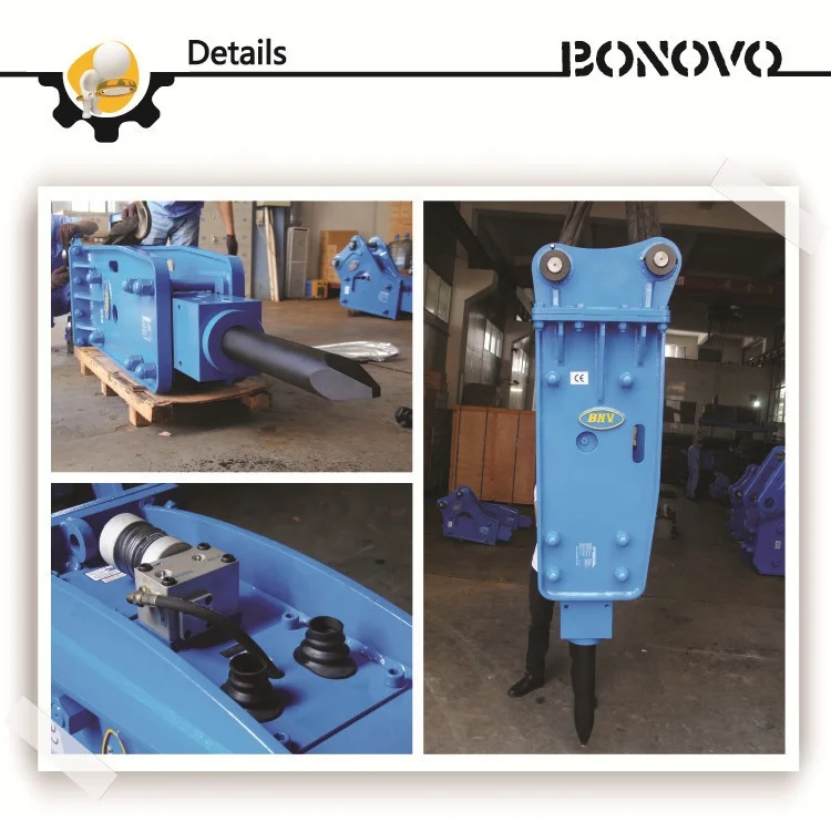 Excavator Hydraulic Breaker Hammer by Bonovo Construction Works,excavator Alloy Steel Provided