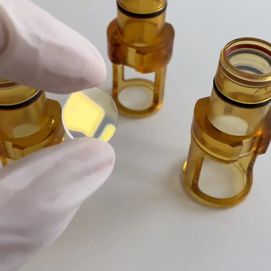 D15.75x1.1 AR755&1064 fused silica lens Distance Gauge windows lens