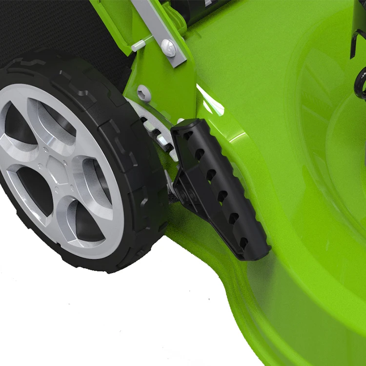 lawn mower with mini hay baler