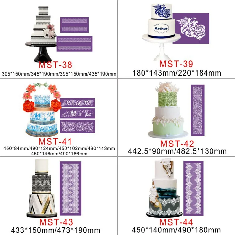 New Arrival How to Make Cake Stencils Large Cake Stencil Kitchen Accessories Cake Decorating Stencils