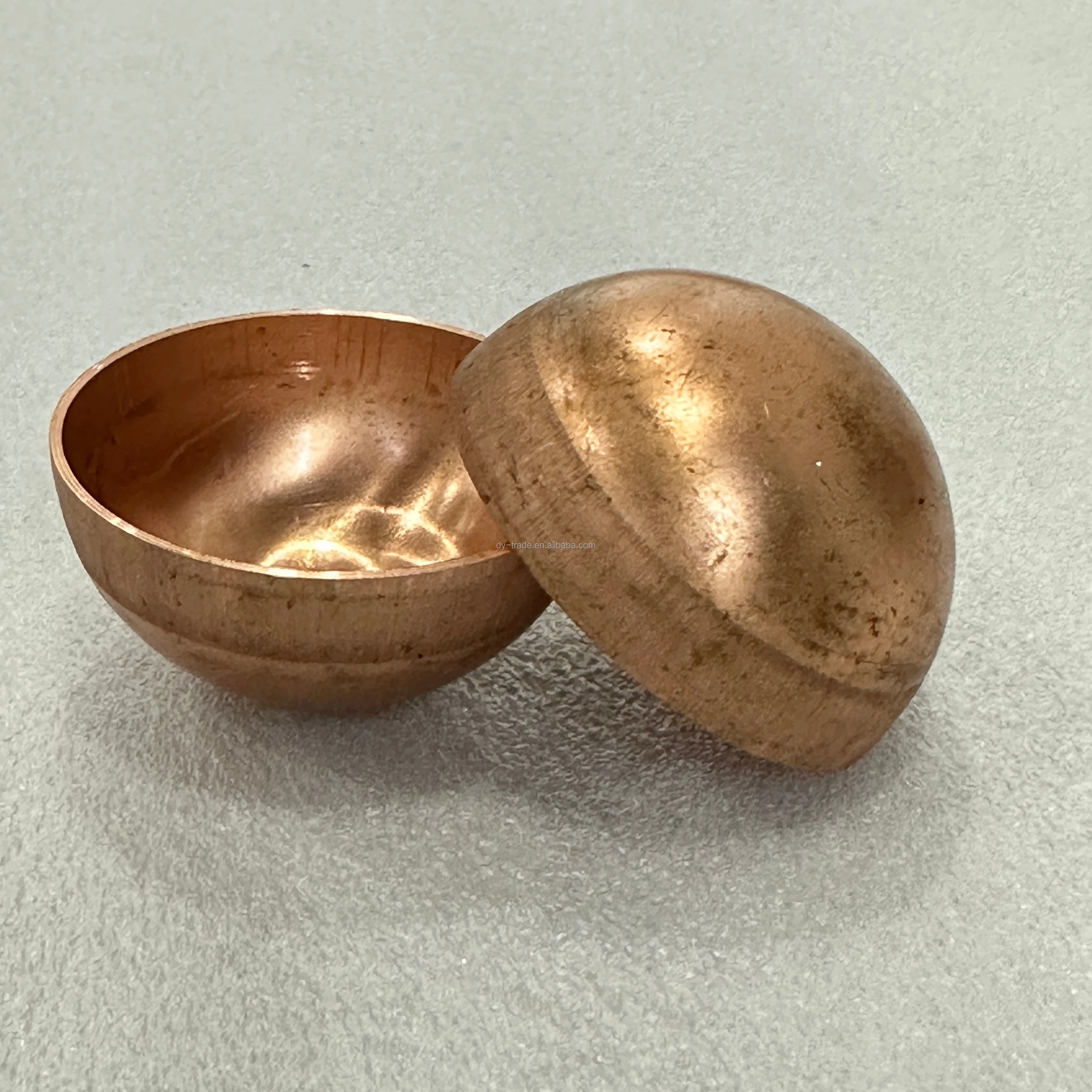 3Inch  4 Inch 5 Inch   Matt Surface Lamp Lantern Decoration  Pure Copper Half Spheres