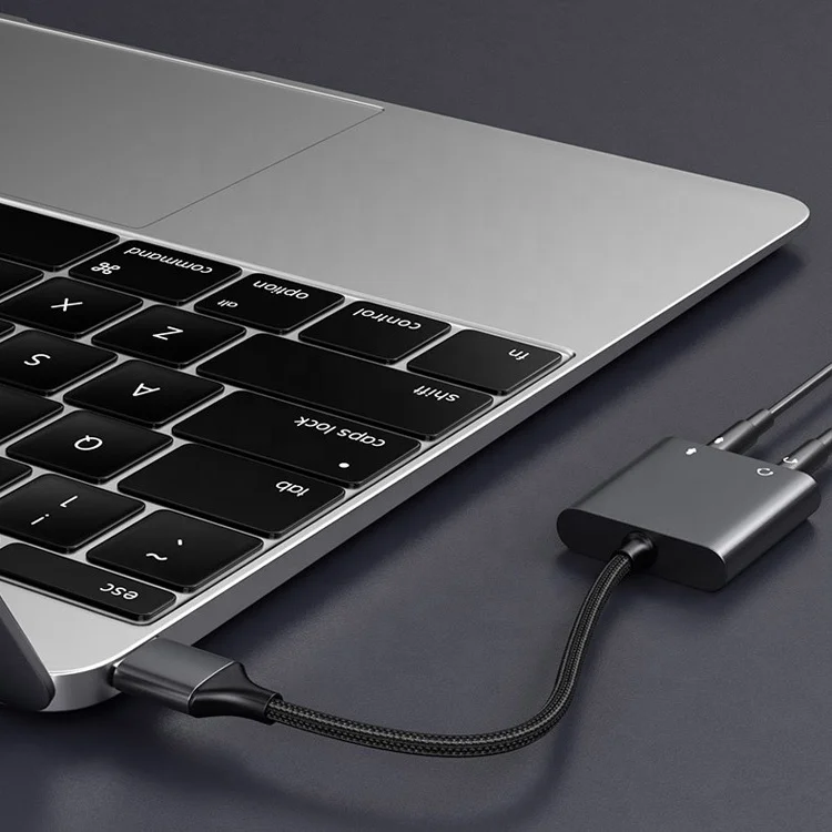  Разъем и воспроизведение аудио микрофон студийная гарнитура USB внешняя звуковая карта
