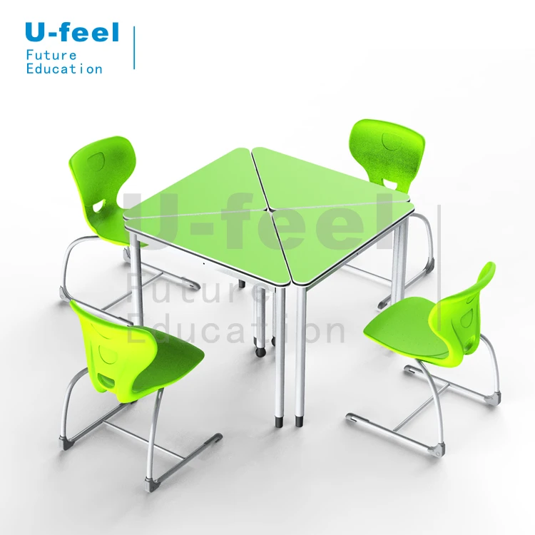 
U-FEEL school furniture pakistan online study class room chair and desk 