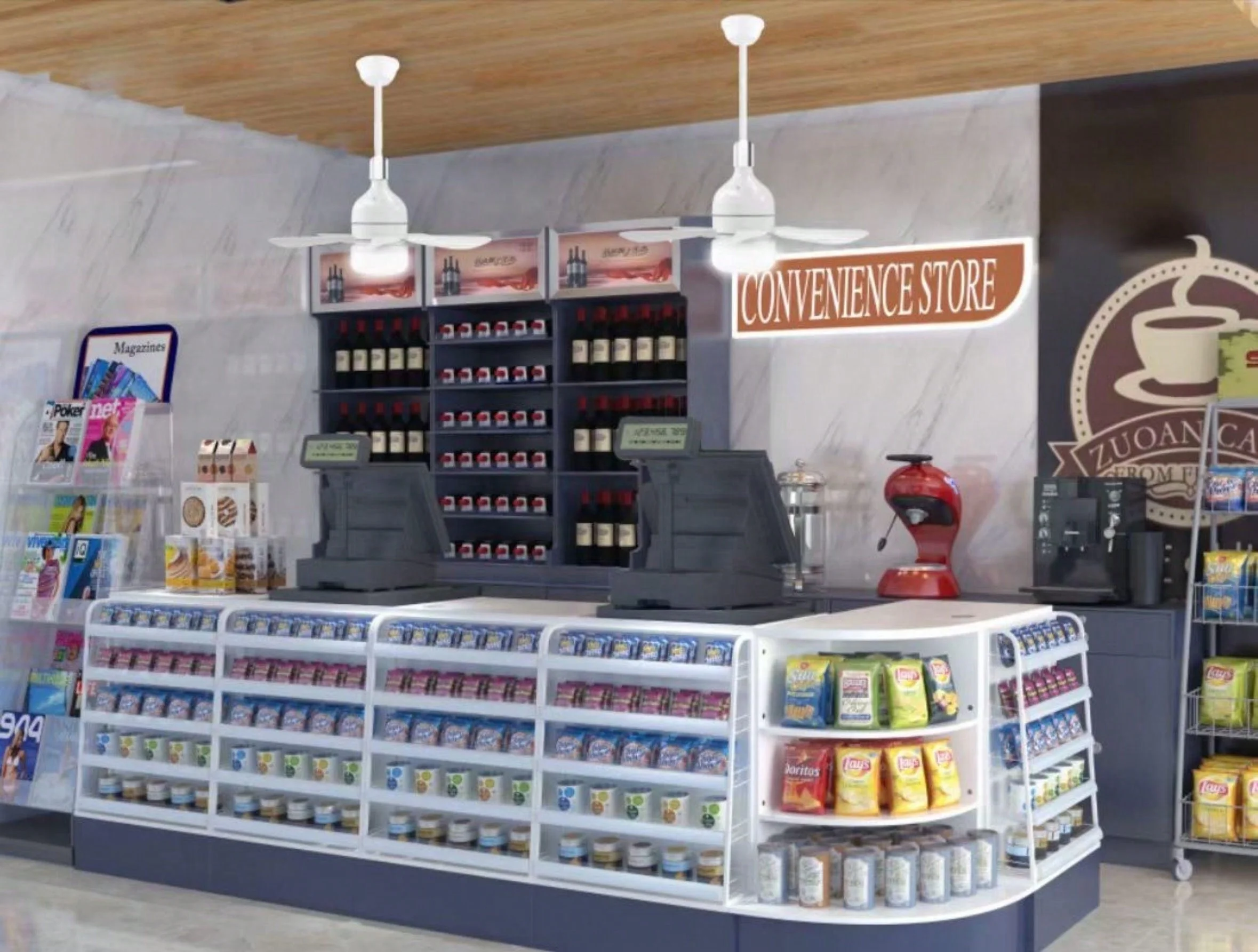 Ceiling Fan With Lights, Low Profile Flush Mount Ceiling Fan, Enclosed Bladeless Fan With Quiet Reversible DC Motor, 6 Speeds