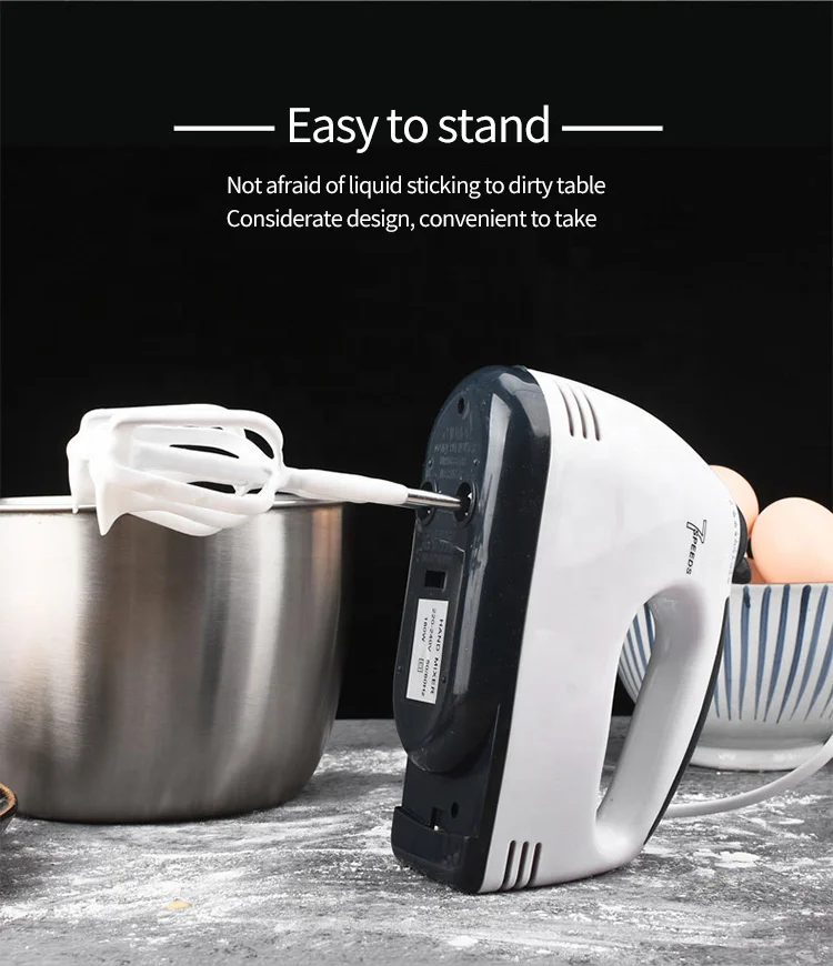 Home Kitchen Appliances 220V 100W 7 Speeds Flour Dough Cake Eggs Beaters Hand Whisk Mixer