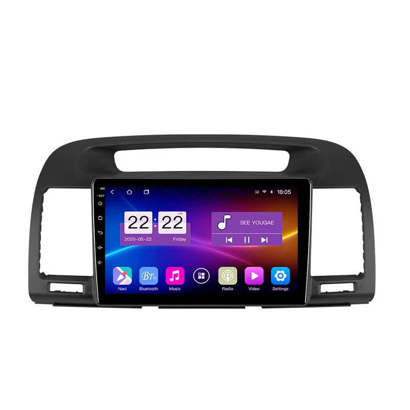 2G RAM Android 10 автомобильный DVD мультимедийный плеер для Toyota Camry 2002 - 2006 Авто радио GPS навигация