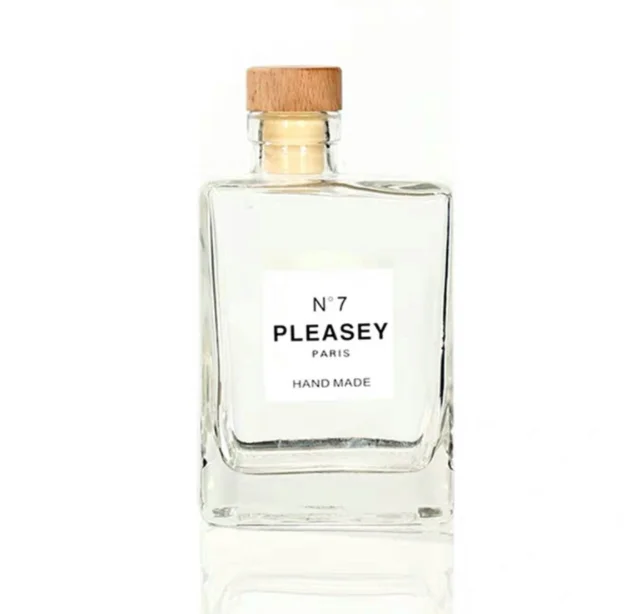 8oz 250ml creative popular milk tea juice drink aluminum cap flat square wine whisky vodka glass bottle