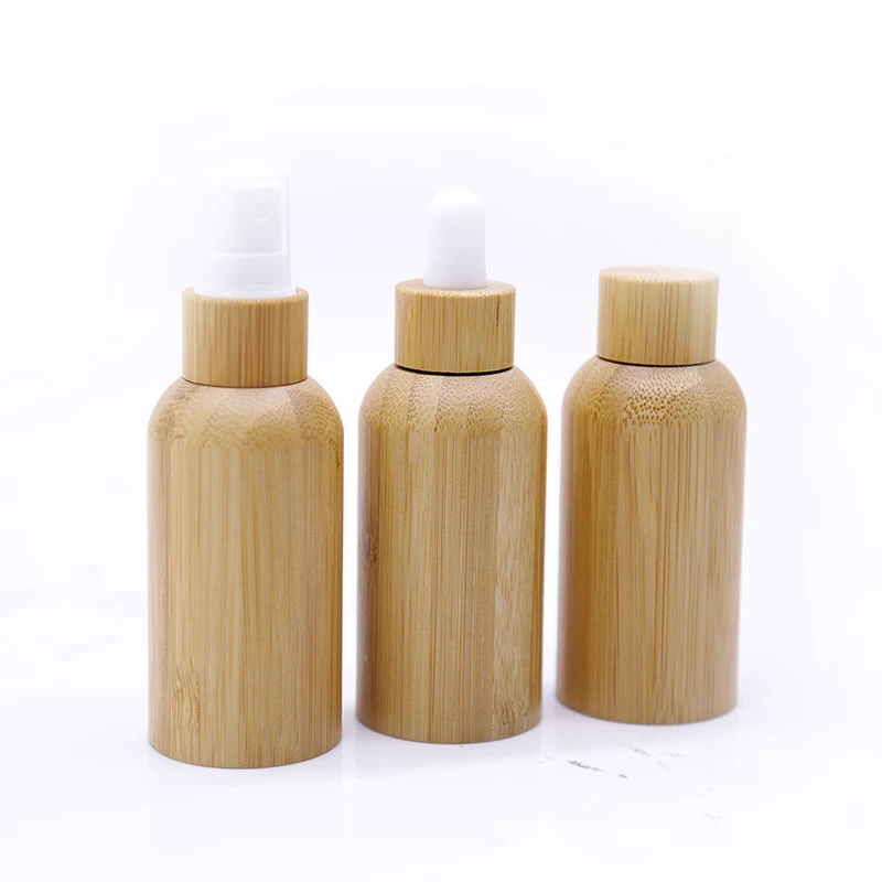 Travel Bottles Set Travel Size Toiletry Bottles Kit Travel Accessories for Liquids,Carry-On Luggage for Women Bamboo