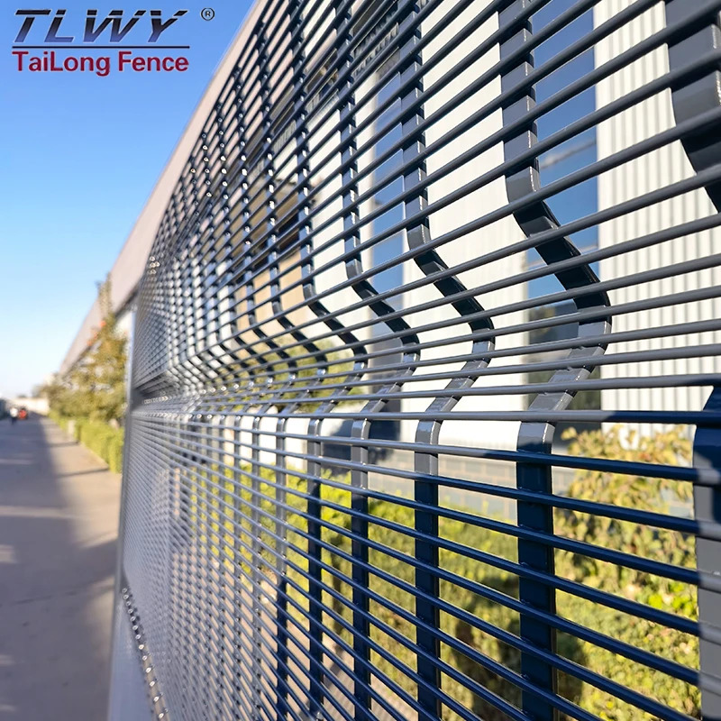 Construction Decoration 358 Wire Mesh Fence Welded Wire Mesh Fence Panel Anti Climb Fence with H Type Post