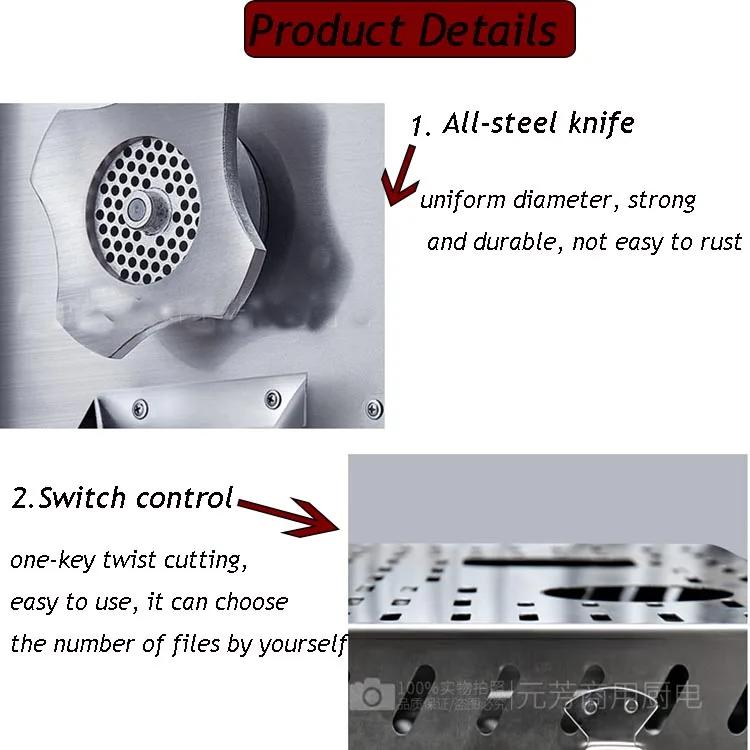 Explosive Products Industrial Meat Mincer Machine Electric Stainless Steel Frozen Meat Grinder