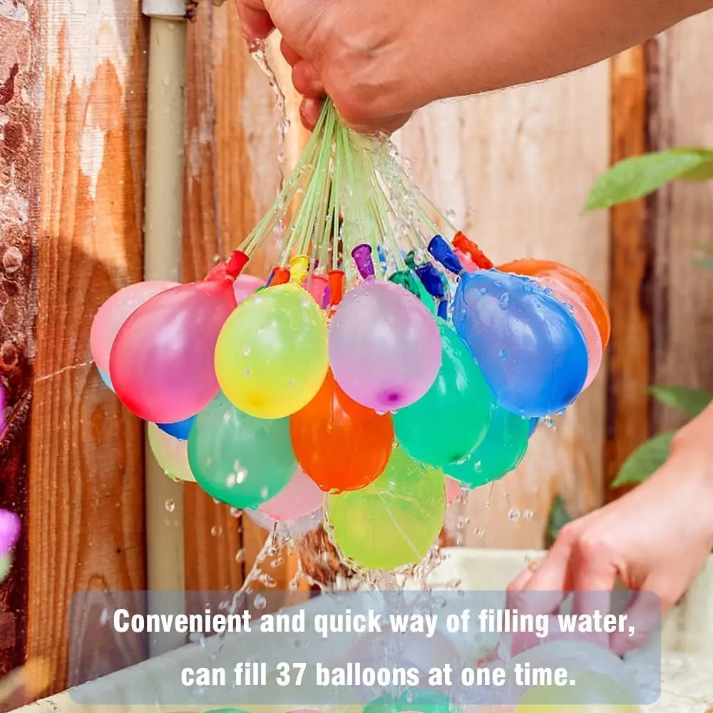Summer Toys 111pcs Magical Quick Fill Self-Sealing Water Balloons