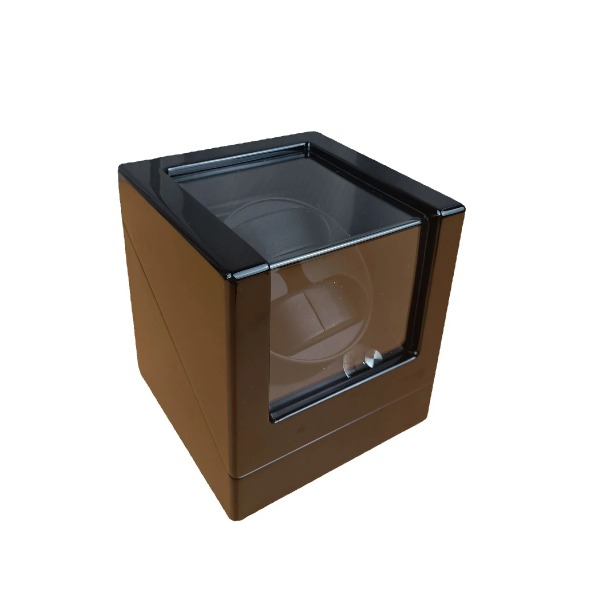 Personalized Wooden Watch Box Packaging Paint Shaker Automatic Motor Box Rotating Watch Box