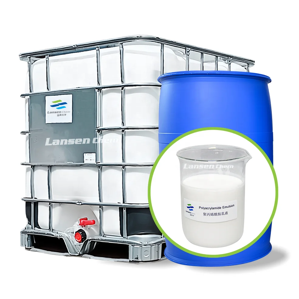 Retention Filter Aid Polyacrylamide Emulsion cultural paper making chemical sludge sedimentation chemical