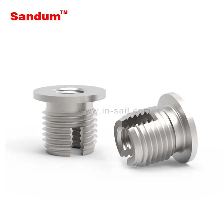 Self-Tapping Threaded Insert For Thermoplastics And Thermosetting Plastics