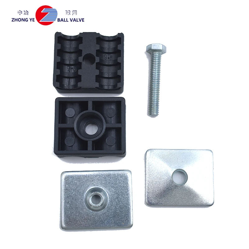 Factory Direct High Quality  din 3015 hydraulic twin polyamide for Tube  clamp for oil pipe
