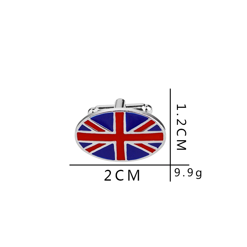 Fashion Hot Sale British Flag French Shirt Cufflinks For Men Shirt Clothing Accessories