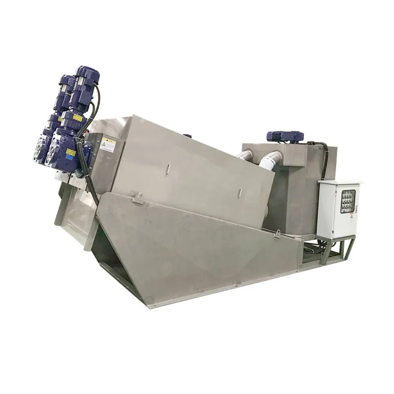 Automatic Volute Sludge dewatering Machine System for wastewater treatment