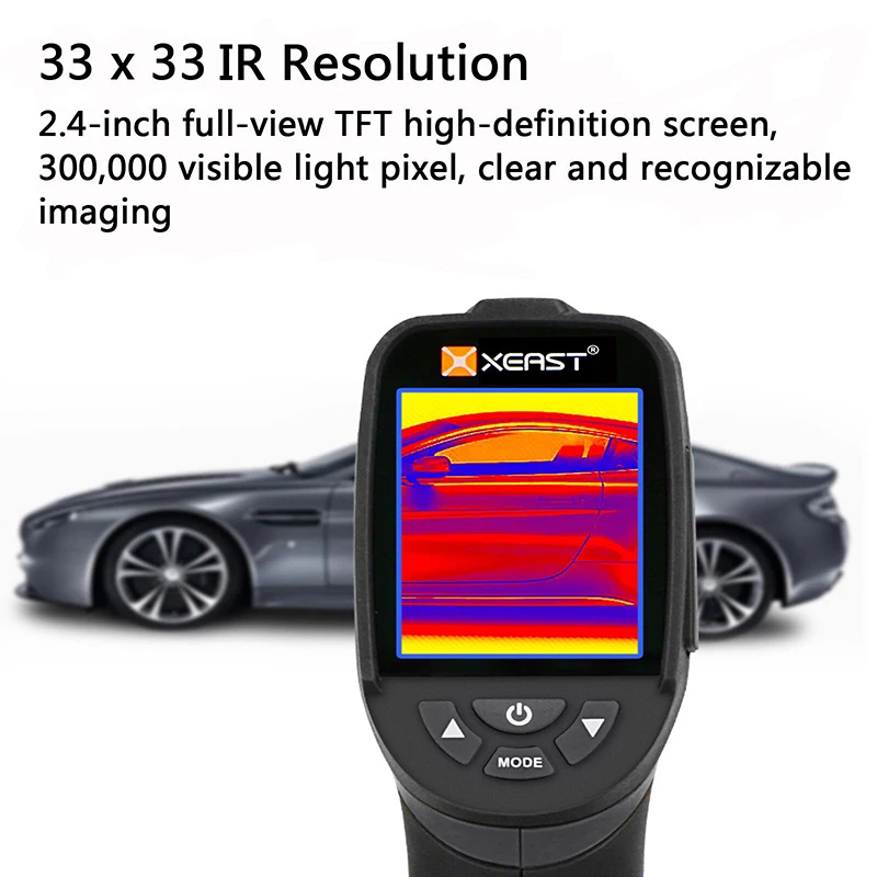 XEAST Infrared Thermography Camera 33*33 IR Resolution Inspection Building Humidity Transfer Picture Thermal Iamager XE-26