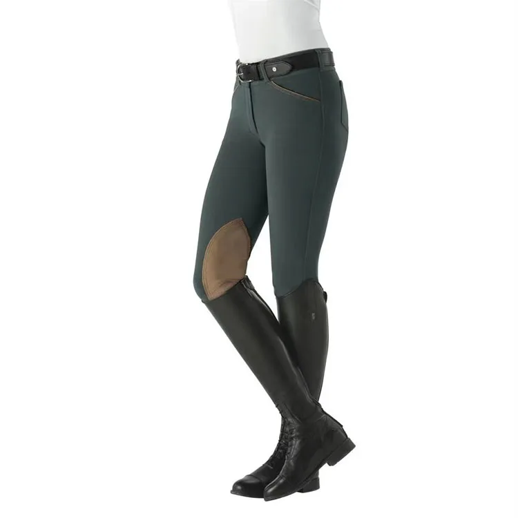 Spandex Jodhpur & Breeches Adult Denim Silicone Breeches Riding Pants