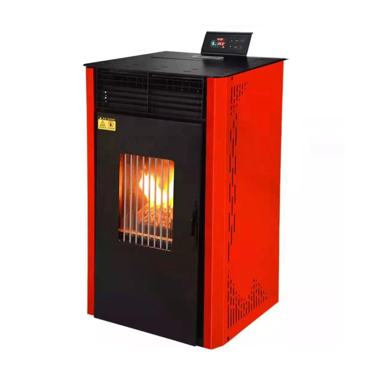 Энергосберегающая и экологически чистая пеллетная печь на биомассе, домашняя пеллетная печь для обогрева горячим воздухом