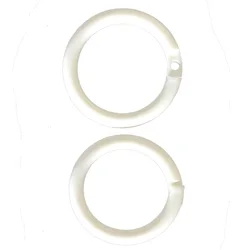 Bestlife Curtain Buckle Hanging Ring Plastic Shower Curtain Hooks Rings