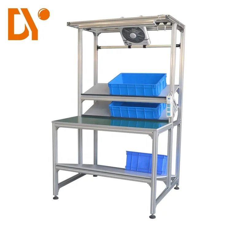 Factory Price  Aluminum profile workbench customized and easily control anti-static system