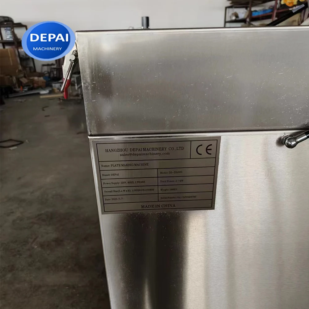 Resin Flexo Photopolymer Plate Making Flexo Plate Printing Cliche Making Machine