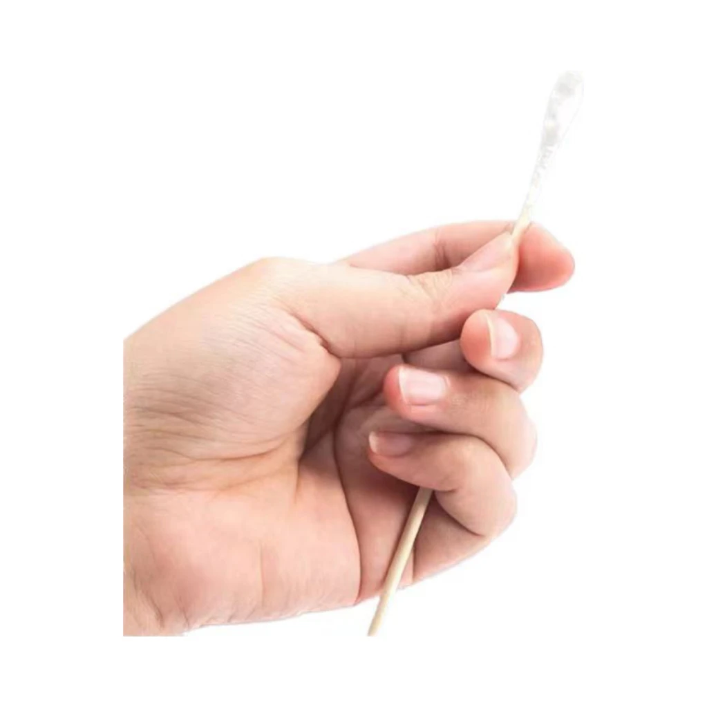 White 15cm 50 Pieces Per Bag Medical Giant Cotton Swabs for Disinfection High-quality 100% Cotton+100% Wooden Smooth and Tough