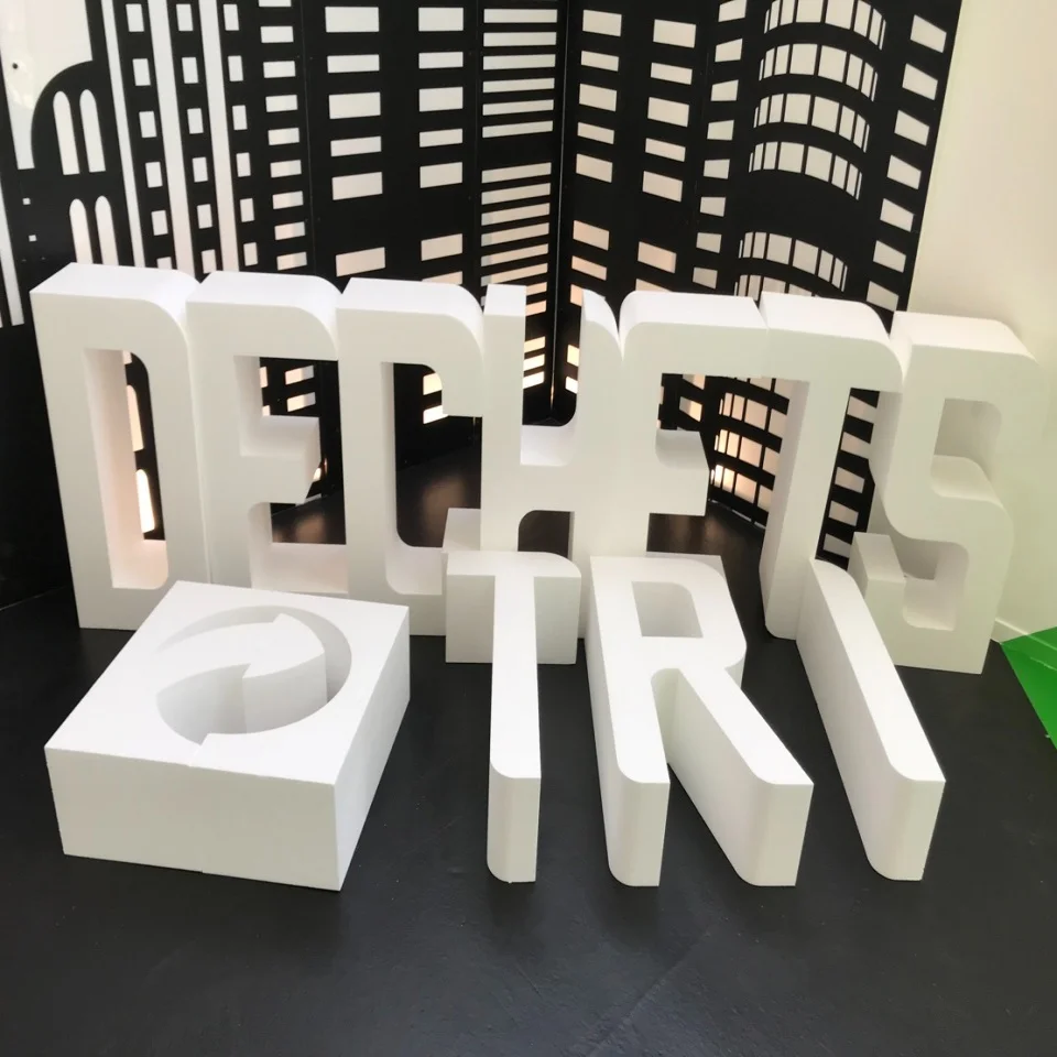 Индивидуальные высококачественные ПВХ компании 3D-надпись из пенопласта логотип слова персонажи деловая стена самопроизвольная большая вечеринка