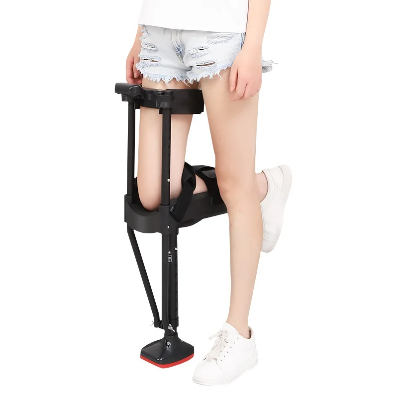 Hands Free Anti Slip Crutch Leg Telescopic Walking Aid for Assisting Walking Ankle Injury in Calf and Ankle Joint fracture