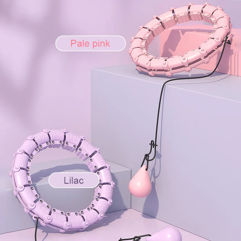 High quality fitness smart weighted lose exercise detachable portable sports new mobile gym fitness hula hoops for adults