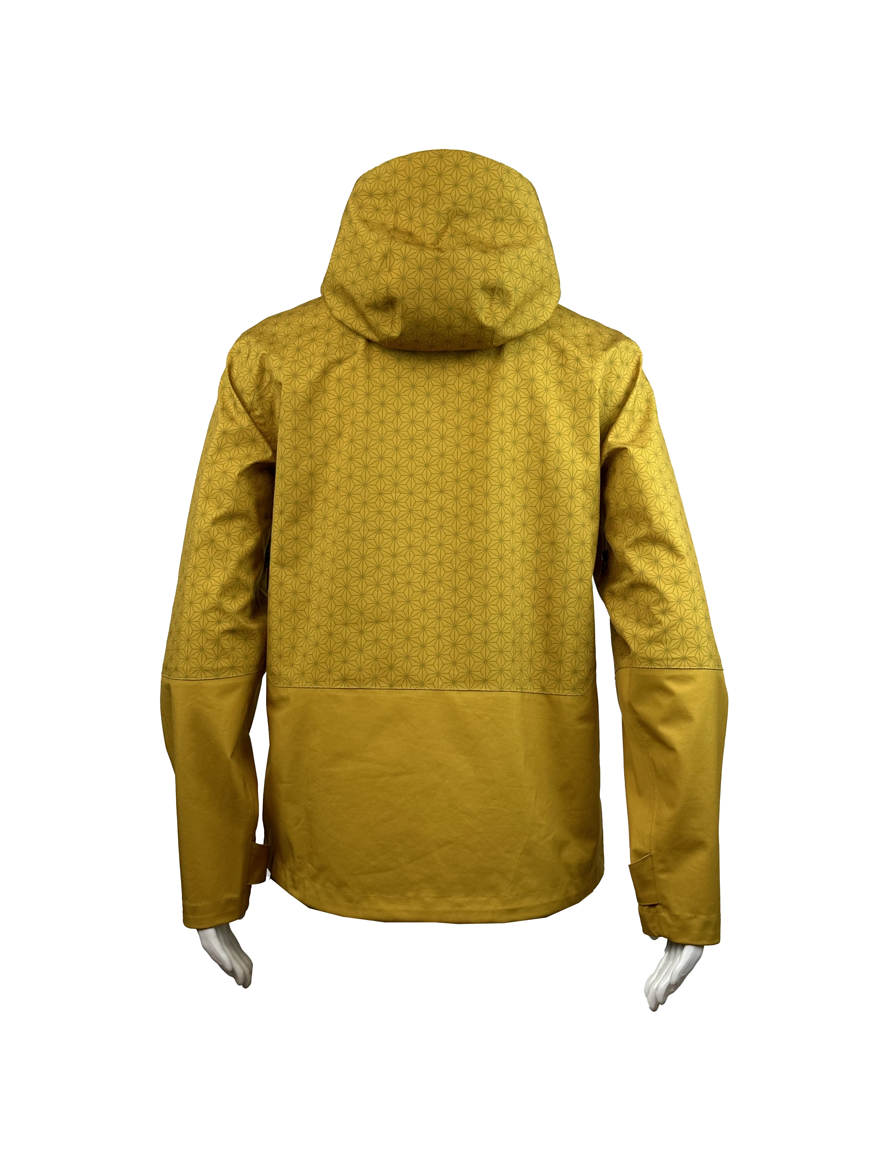 custom wind breaker jacket 2024 yellow fashion clothing manufacturers custom streetwear waterproof jacket for men