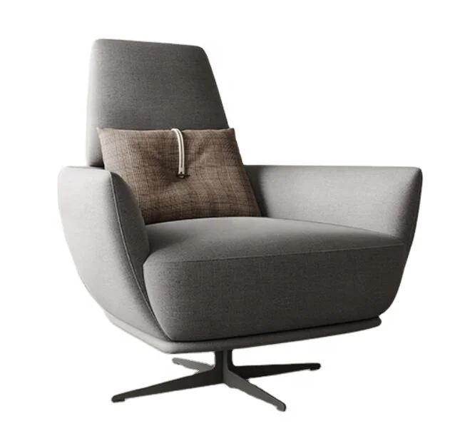 
Modern Nordic Living Room Chair Designed Lounge Furniture Hotel Leather Armchair Fabric Designer Luxury Lounge Chair 