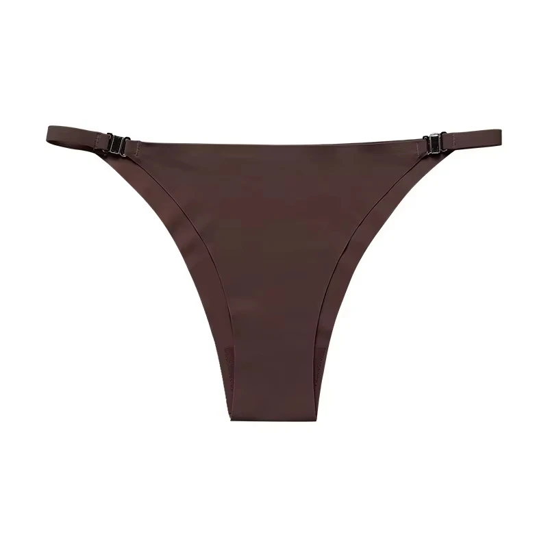 U327 Custom Pure Solid Color Black T Shaped Women Tangas Females Fitness Sport Panties Thongs In Bulk