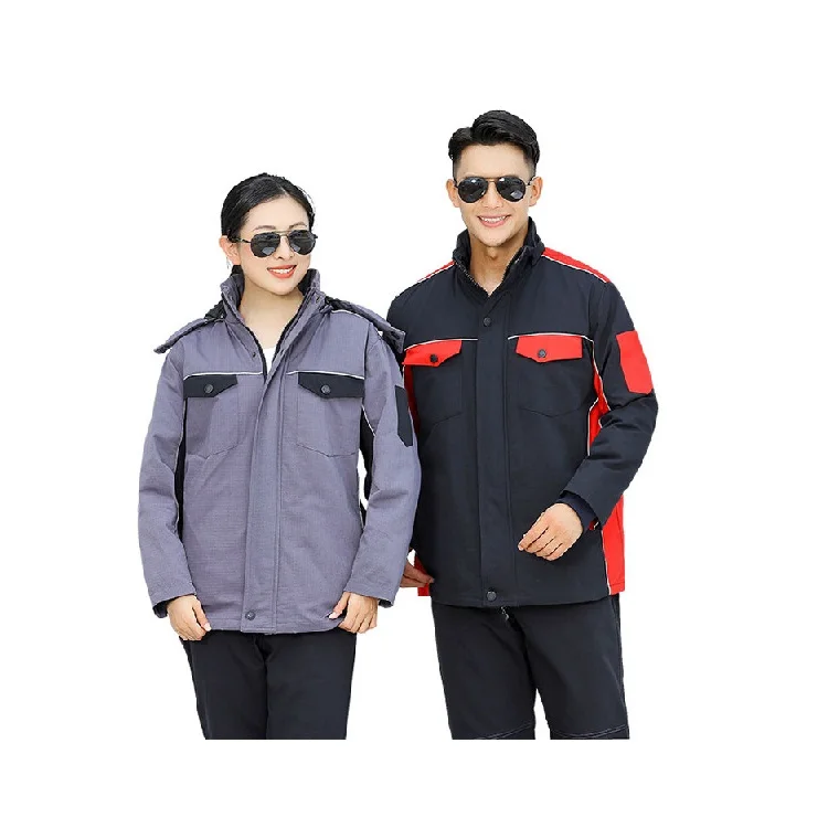 Manufacturing Wholesale Unisex Anti-tear Jacket Safety Workwear For Oil And Gas