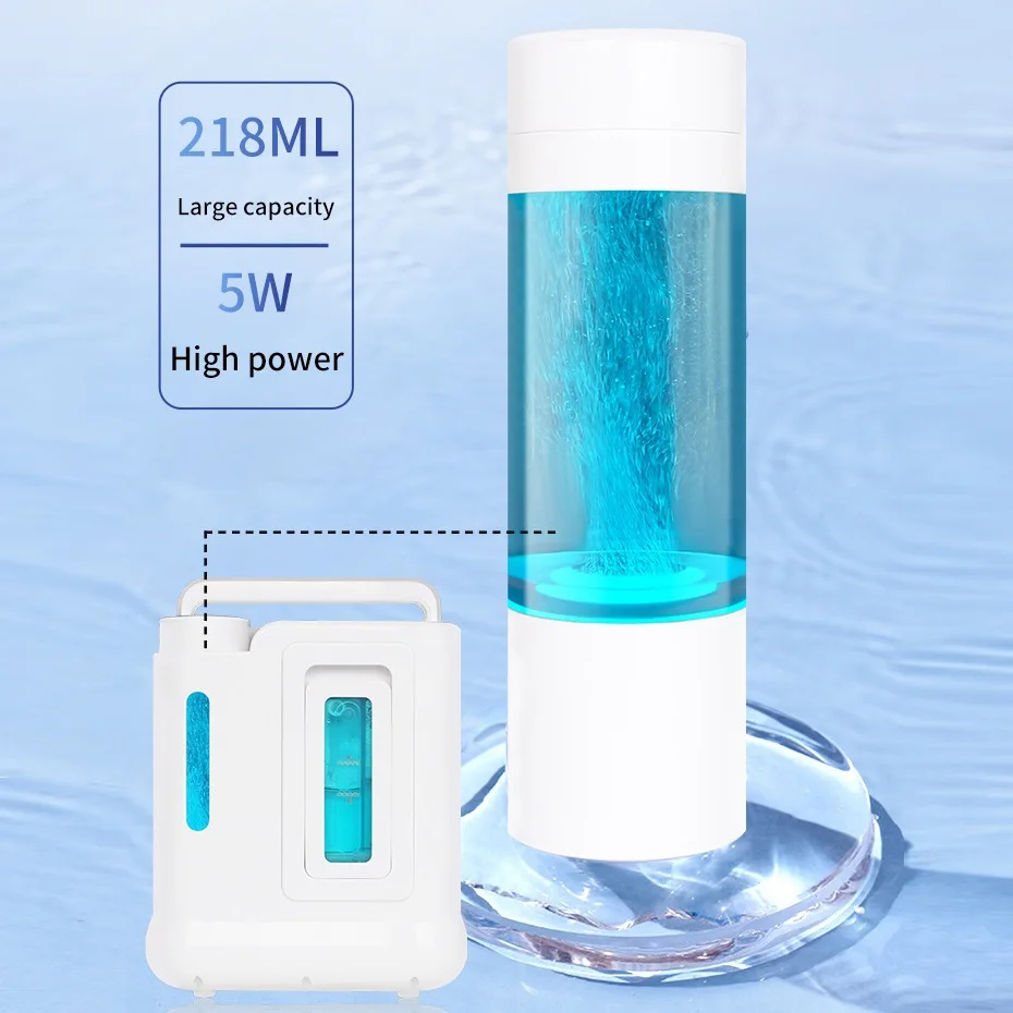 2024 New products 150ml pure hydrogen inhaler SPE PEM Portable Car Oxyhydrogen inhalation machine wholesale