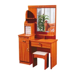 Makeup Dresser Table Chair Home Furniture Wooden Dressing Table with Mirror