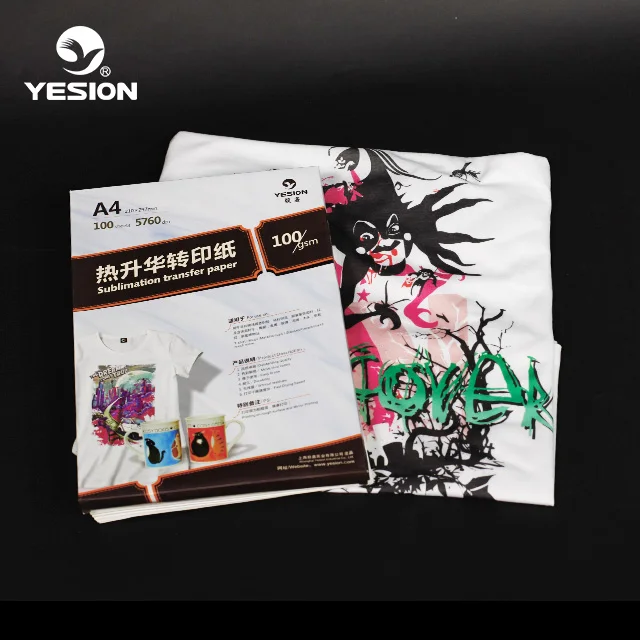 100gsm Sublimation paper for Inkjet printer 100pcs/bag sublimation paper a4 t-shirt transfers with sublimation ink