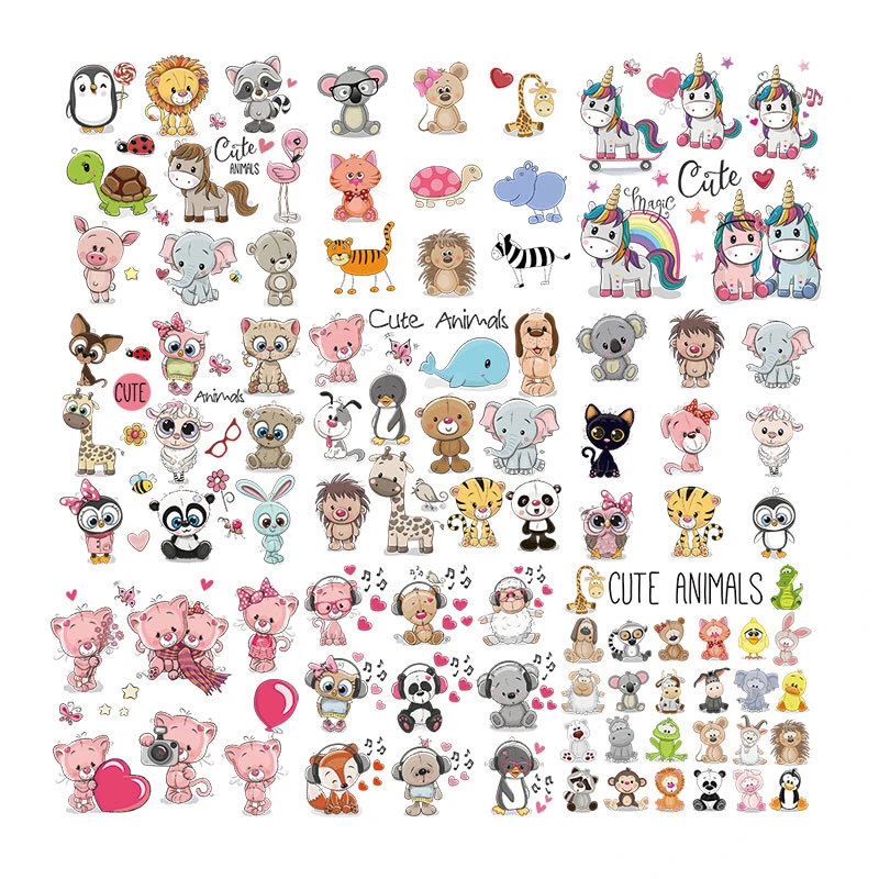 OEM Hot Stamping Heat Patches Sheets Printing Heat Transfer  Clothing