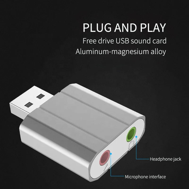  MAONO USB 2 0 высокогибкий стерео звуковой адаптер для настольных
